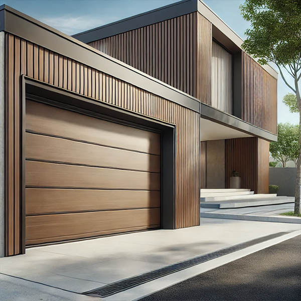 San Antonio technician performing garage door maintenance