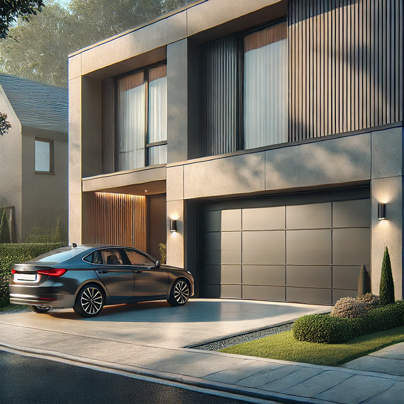 Modern residential garage doors in San Antonio